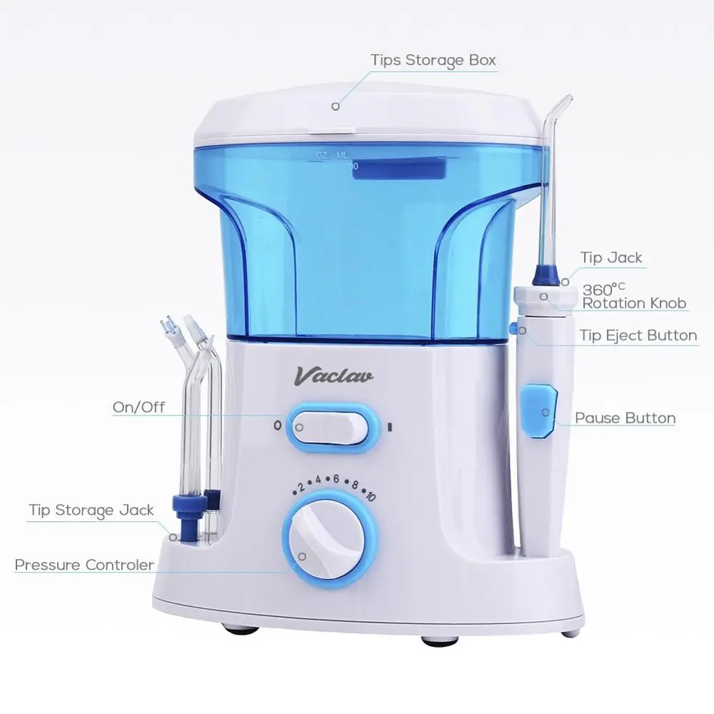  Electric Tooth Cleaning Instrument Portable Oral Irrigator Dental Water Dental Floss Irrigation Wat