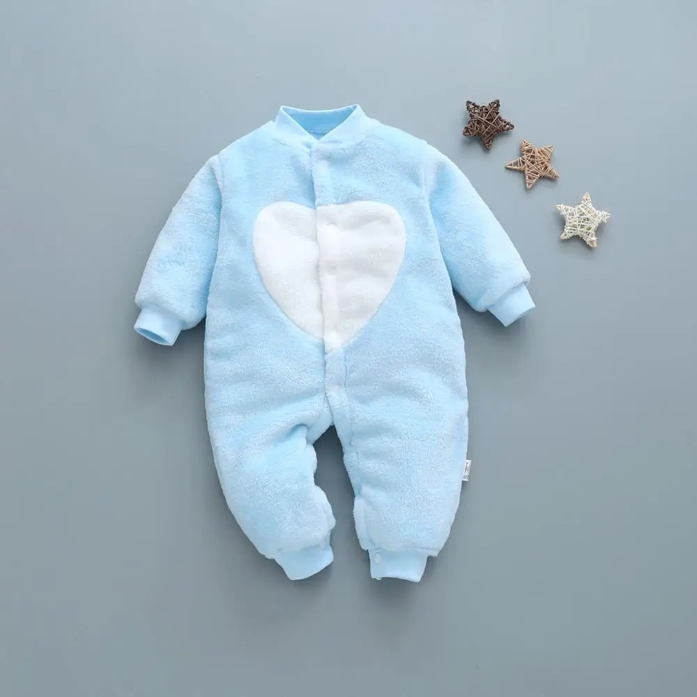 Baby Girl Boy Thick Romper Warm Winter Newborn Infant Baby Leopard Carto Fleece Romper Jumpsuit Soft Pajamas Clothes 2019 Newest Baby Girl Boy Thick Romper Warm Winter Newborn Infant Baby Leopard Carto Fleece Romper Jumpsuit Soft Pajamas Clothes 2019 Newest