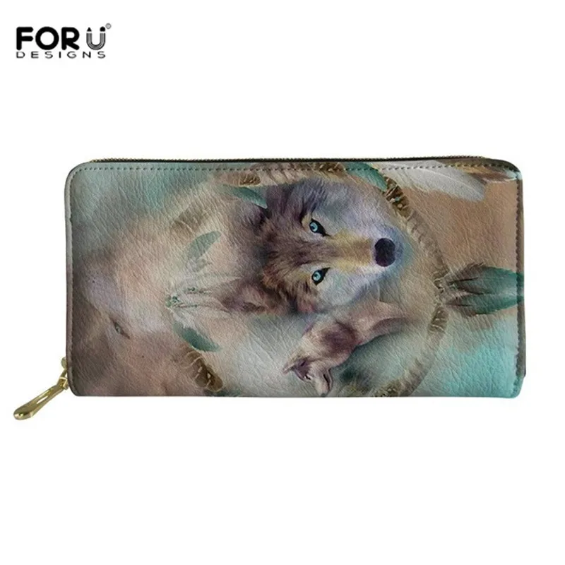 FORUDESIGNS/3D волк печати Для женщин, сумка на плечо, для девушек, кошельки и Сумки 2 шт./компл. Bolsa Feminina сумка волк сумка для покупок - Цвет: QE250Z21