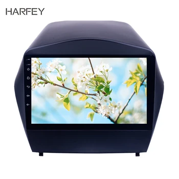 

Harfey 2DIN GPS Navi Radio for 2009 2010 2011-2015 Hyundai IX35 Android 9.1 Stereo with 9'' HD Touchscreen USB DVR 1080P Video