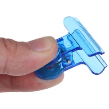 5 зажимов с 10 шт волоконными гвоздями стекловолокно для УФ-геля DIY Гвозди белый акриловый инструмент для наращивания ногтей