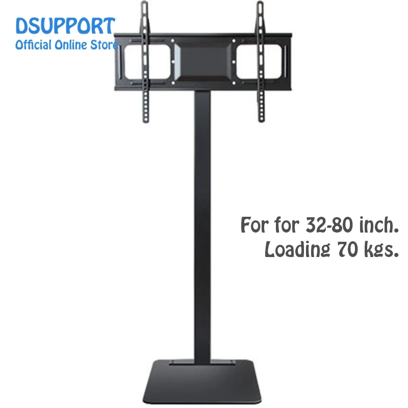 32 80インチ液晶ledプラズマモニターテレビマウントフロアスタンドチルト、広告表示ワイヤマネジメント高さajustablefloor