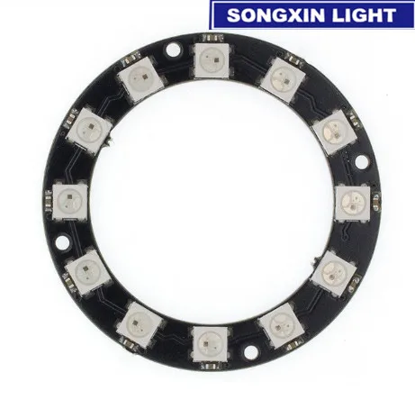 8 канальный WS2812 5050 RGB 8 12 16 64 256 бит ws2812b светодиодный свет встроенный полноцветный разработка твердая доска мягкая доска