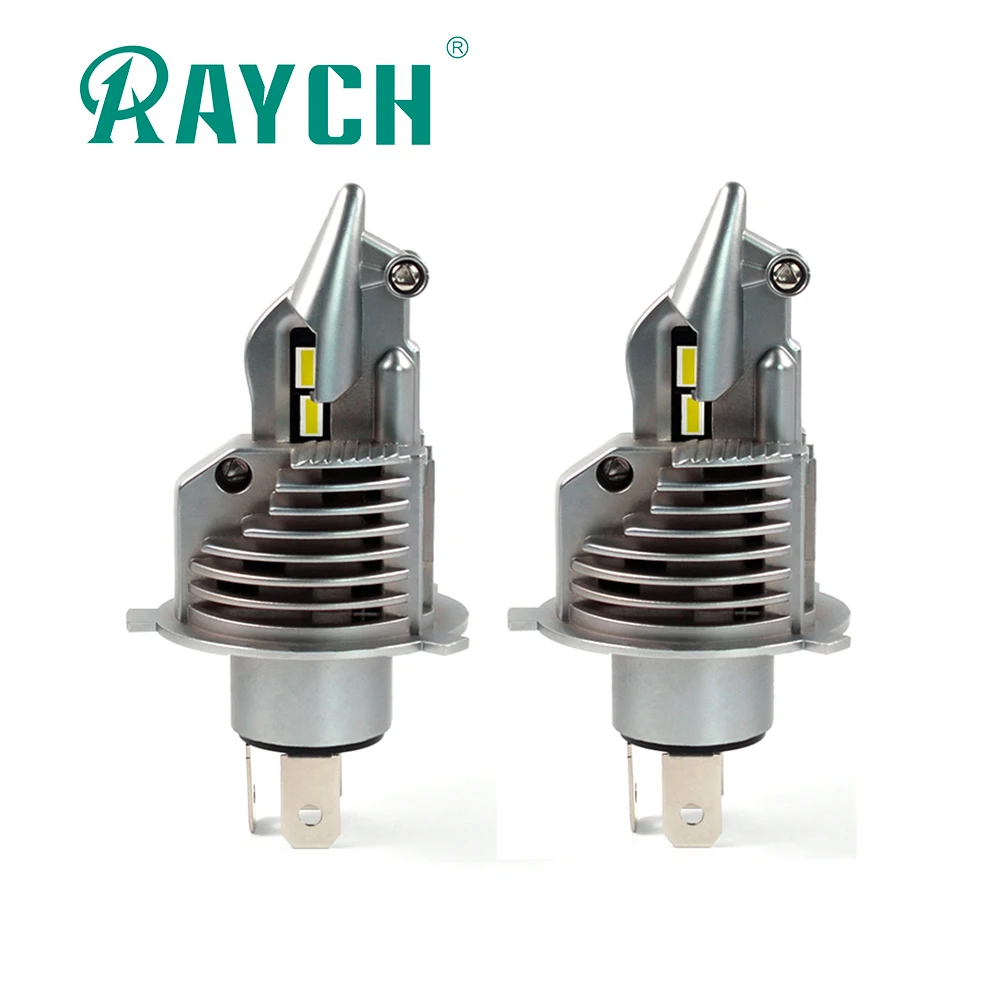 Promoción Lámpara Led H4 cerca de lejos Moto luchador H4 LED Canbus diodos para coche H4 bombillas led No Error 12V 12V 3000K 6000K 15000Lm dmx5MoleJAQ