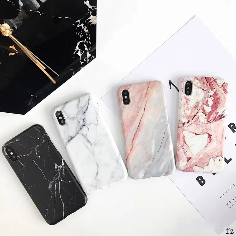 50 шт. чехлы с мраморным камнем для iphone X XS Max, мягкий ТПУ чехол для iphone XS XR iphone 8 7 6 6S Plus, чехол для телефона