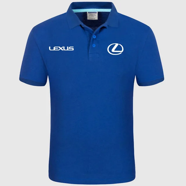 2 Высокое качество, логотип crocodil для Lexus logo Polo, классическая брендовая мужская рубашка поло, мужская повседневная однотонная хлопковая рубашка поло с коротким рукавом g - Цвет: 2