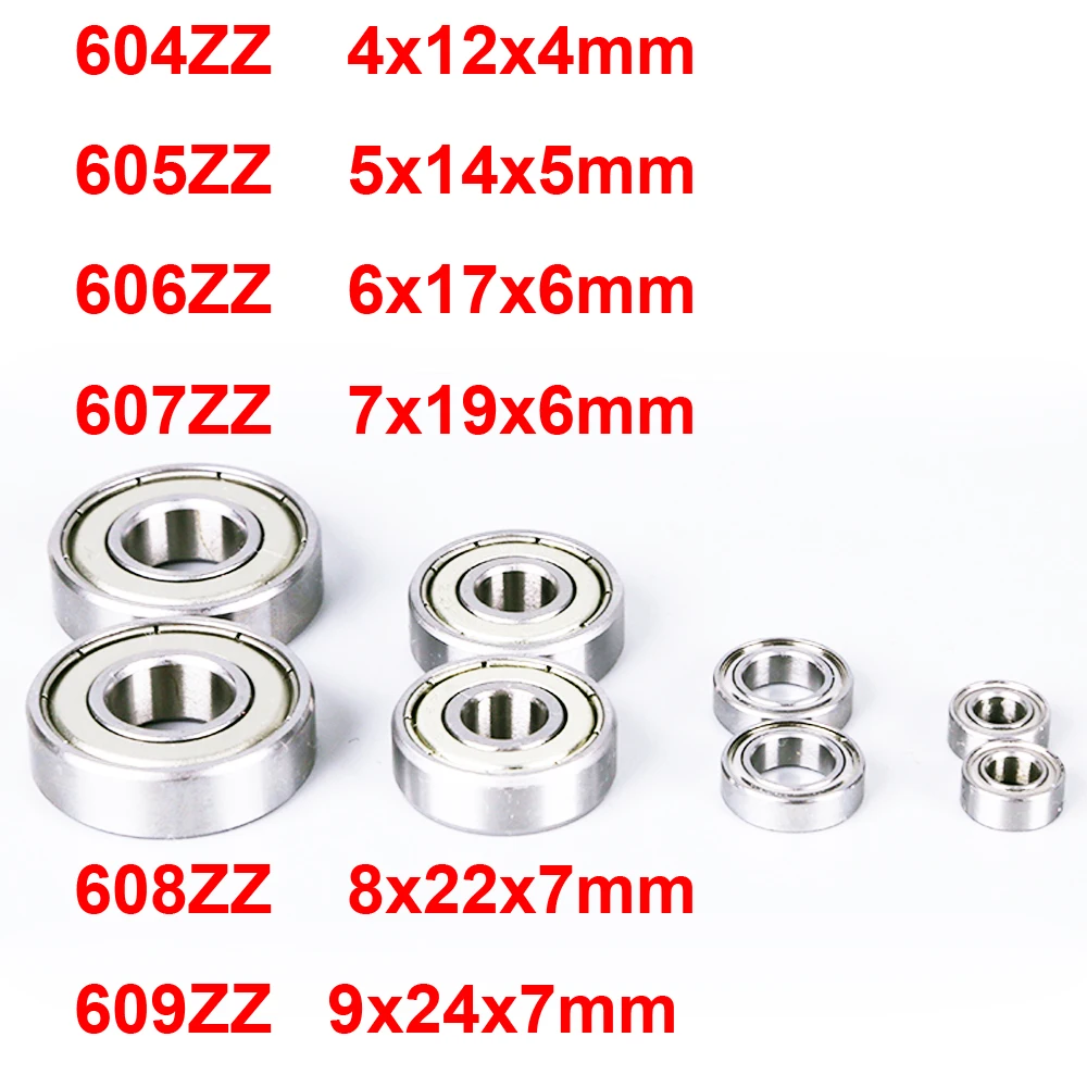 2PCS-4PCS-604ZZ-605ZZ-606ZZ-607ZZ-608ZZ-609ZZ-440-Stainless-Steel-Ball ...