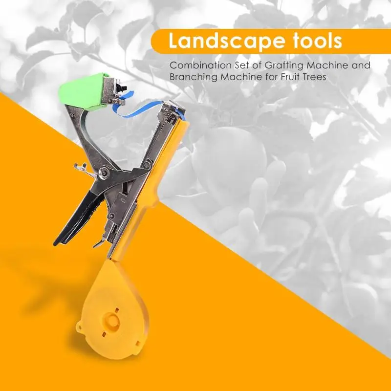 Garden Tool Plant Vegetable Grape Stem Tapetool Tapener Tying Machine with Grafting Machine Pruner Grafting Tools Scissors