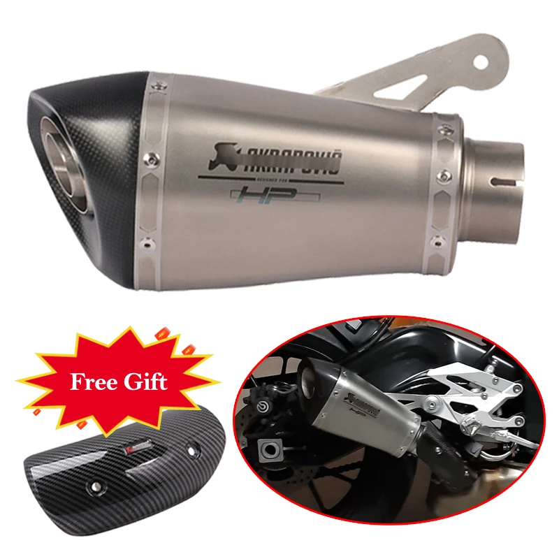 

65MM Motorcycle Exhaust Pipe System Modified Removable DB Killer Muffler Moto Escape Laser For BMW S1000 S1000R S1000RR Slip On