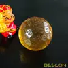 Bescon Translucent Polyhedral Dice 100 Sides Dice, Transparent D100 die, 100 Sided Cube, D100 Game Dice,100-Sided Cube of Amber 5