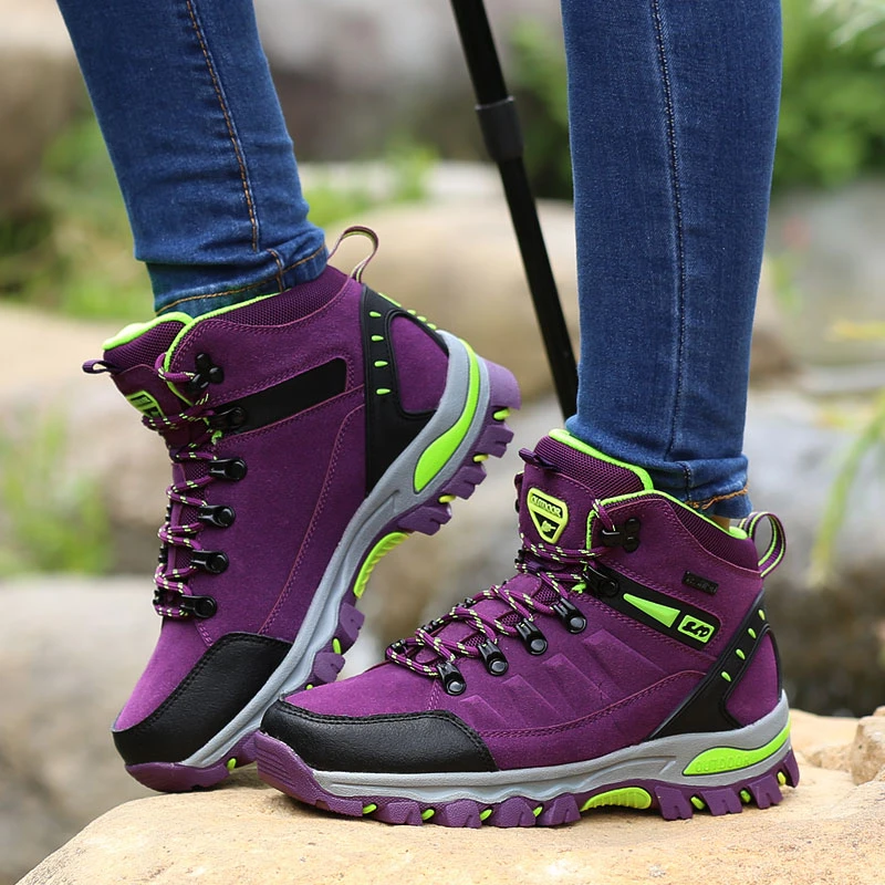 tofu bolsillo Detallado Zapatos de senderismo al aire libre para mujer, botas de montaña  impermeables, zapatos de escalada en roca, zapatillas de Trekking  antideslizantes, zapatos de sendero|Zapatos de senderismo| - AliExpress