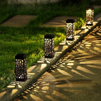 

2pcs LED Solar Garden Light Walkway Pathway Lawn Lamp Decorative Outdoor Light Waterproof In-Ground Light Solar Lamp Lighting