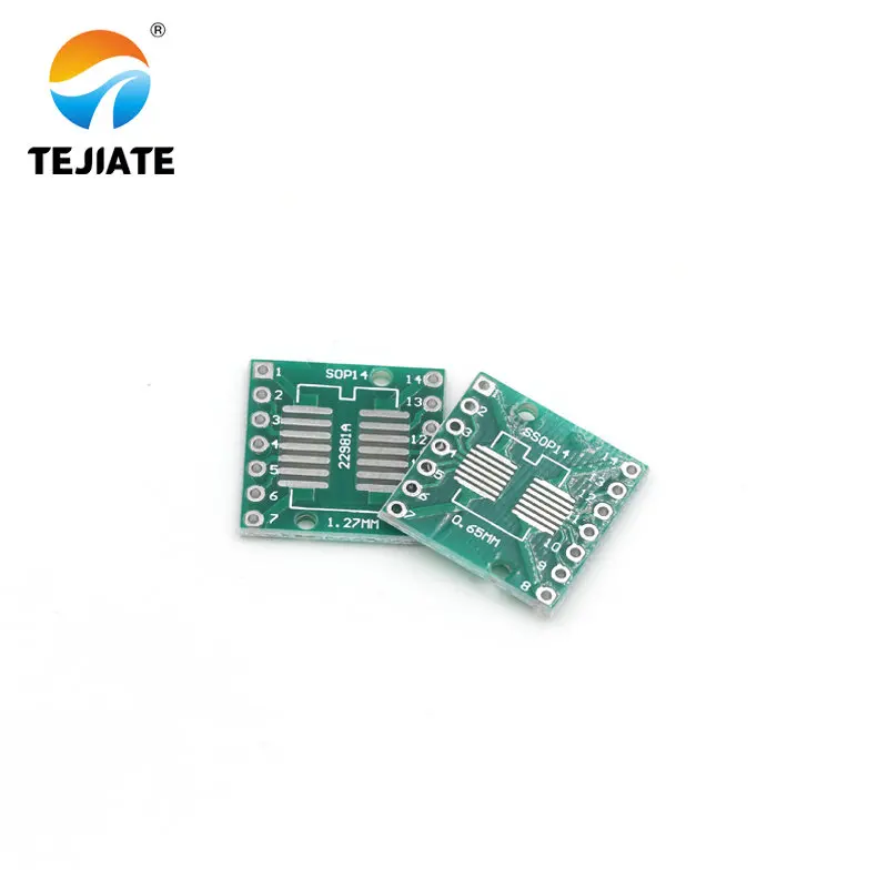 10pcs-PCB-Board-Kit-SMD-Turn-To-DIP-Adapter-Converter-Plate-SOP-MSOP-SSOP-TSSOP-SOT23 (4)