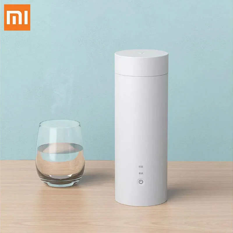 Xiaomi Viomi электрическая чашка для воды 400 мл бутылка термос тушеные чашки сенсорное управление посуда для напитков сохраняет тепло для чая кофе путешествия на открытом воздухе