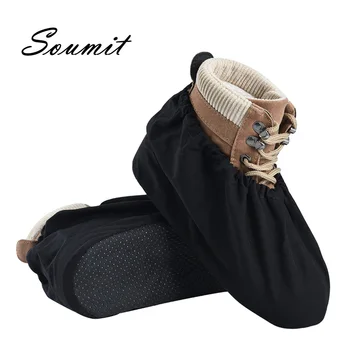 

Soumit Household Shoe Covers Reusable for Men Women Keep Floor Cleaning Non-slip Home Indoor Dust Clean Shoes Cover Accessories