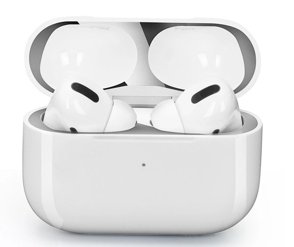 Металлическая крышка для Airpods Pro защита от пыли наклейка для Apple Air Pods 3 Чехол Защита от пыли Защитная наклейка защита кожи Аксессуары