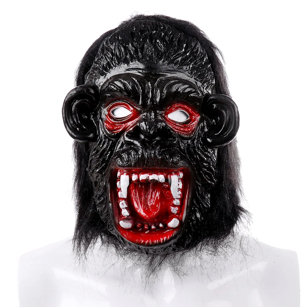 PTYGO, лидер продаж, Orangutan, маска на все лицо, подарки на Хэллоуин, Экологичная, натуральная, латексная, крутая маска обезьяны для костюмированной вечеринки