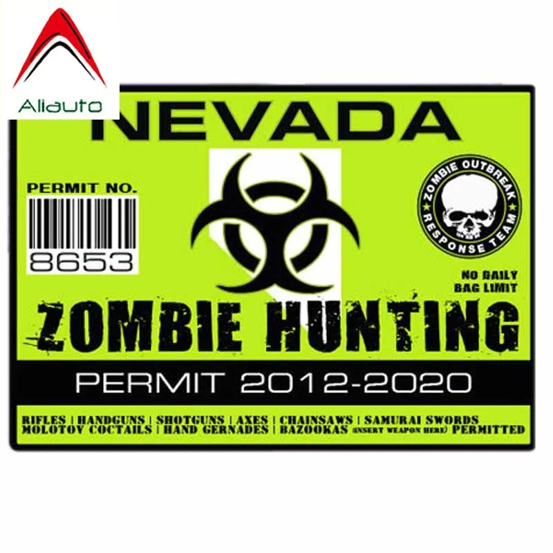 Aliauto персональная Автомобильная наклейка Невада зомби Вспышка ответная команда