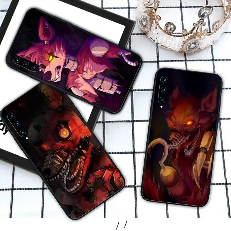 Yinuoda Fnaf foxy черный мягкий чехол для телефона huawei honor 7A 8s 8x 9X 9 10 20s 20 lite V 30 PRO PLAY funda |