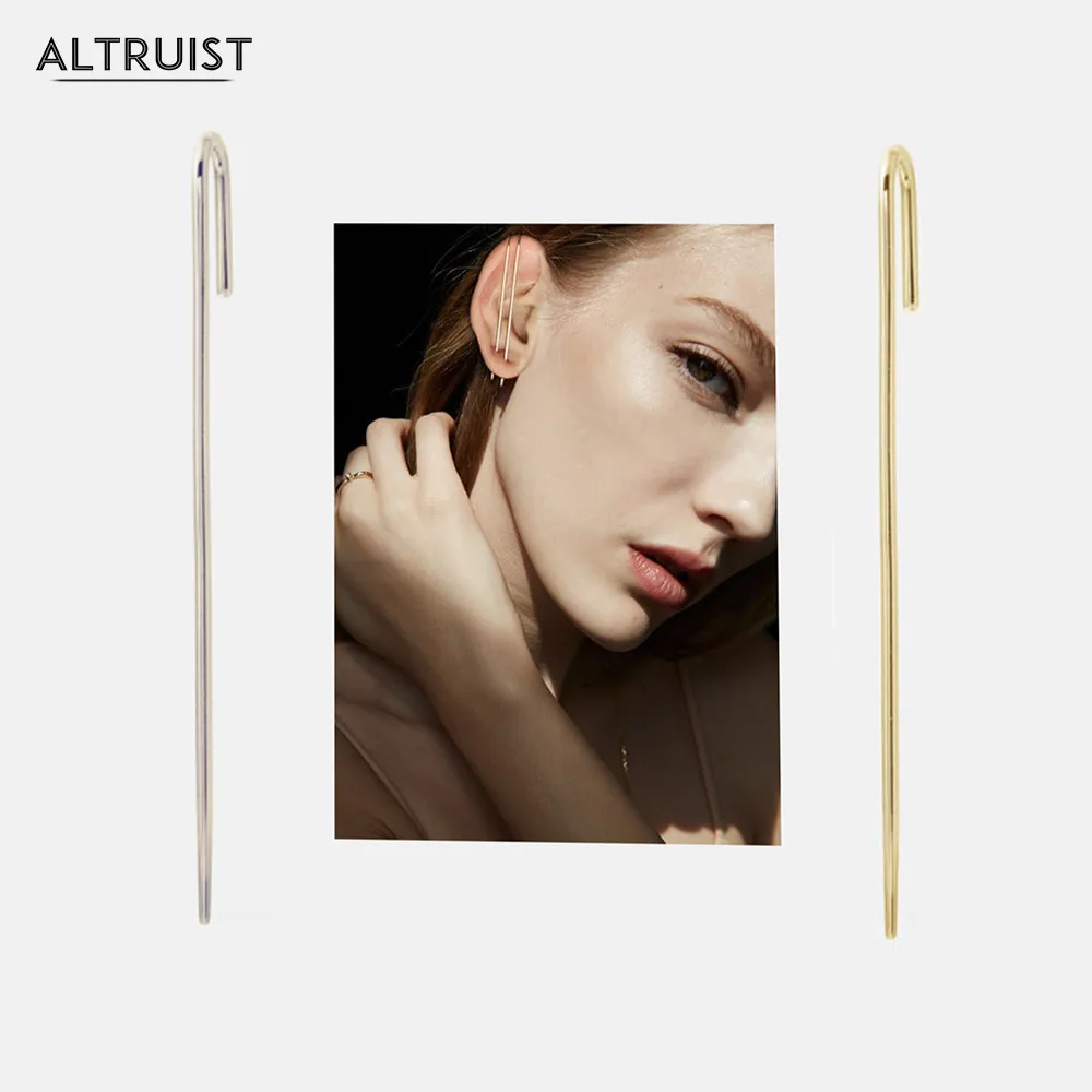 Altruist, 925 пробы, серебряная Ушная нить, Ушная булавка, длинные ушные манжеты, женские роскошные ювелирные изделия, жемчужные ушные клипсы, серьги для пирсинга