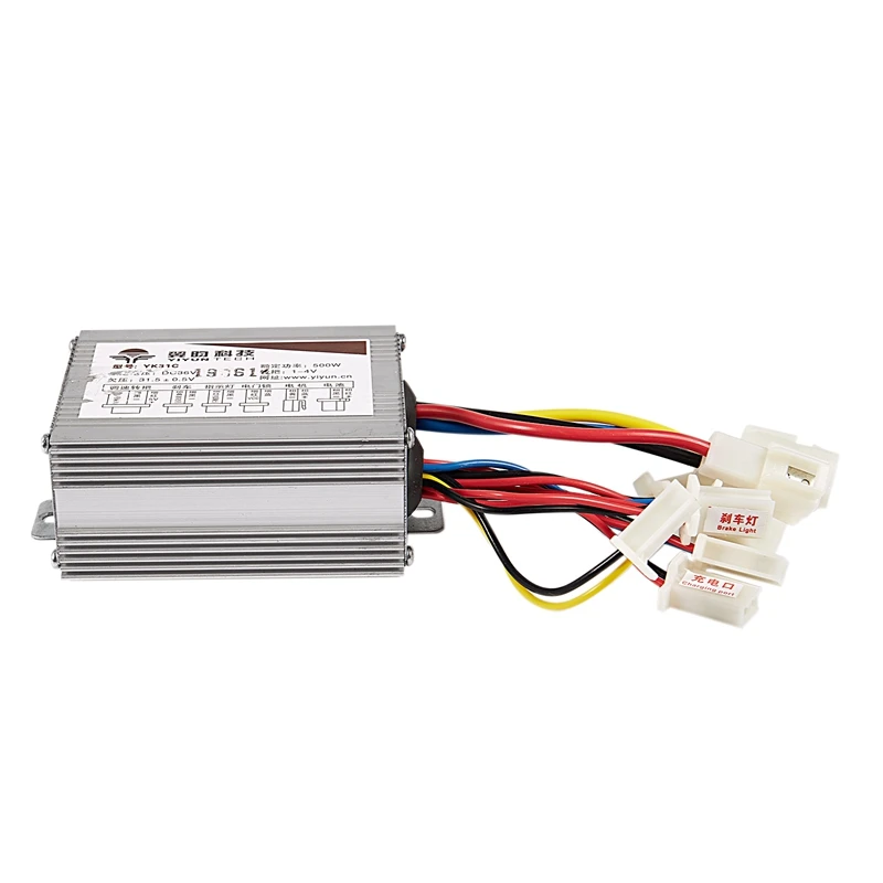 36V 500W электрический велосипедный полированный регулятор скорости и сцепление дроссельной заслонки набор для электрического велосипеда скутер e-велосипед мотор