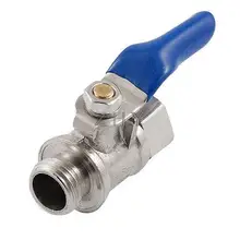 31/6" с внутренней резьбой синий рычаг Ручка полный порт шаровой клапан