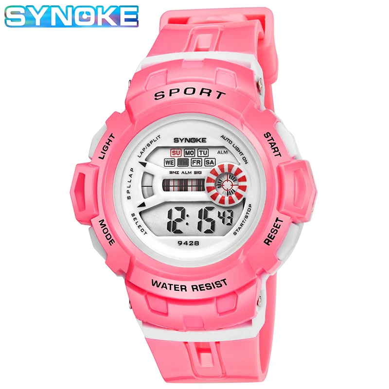 SYNOKE Fashion Kids Watches Sport Waterproof Watch Girls Boys Gifts LED Alarm Students Watch Relojes Children's Wristwatch enlarge
