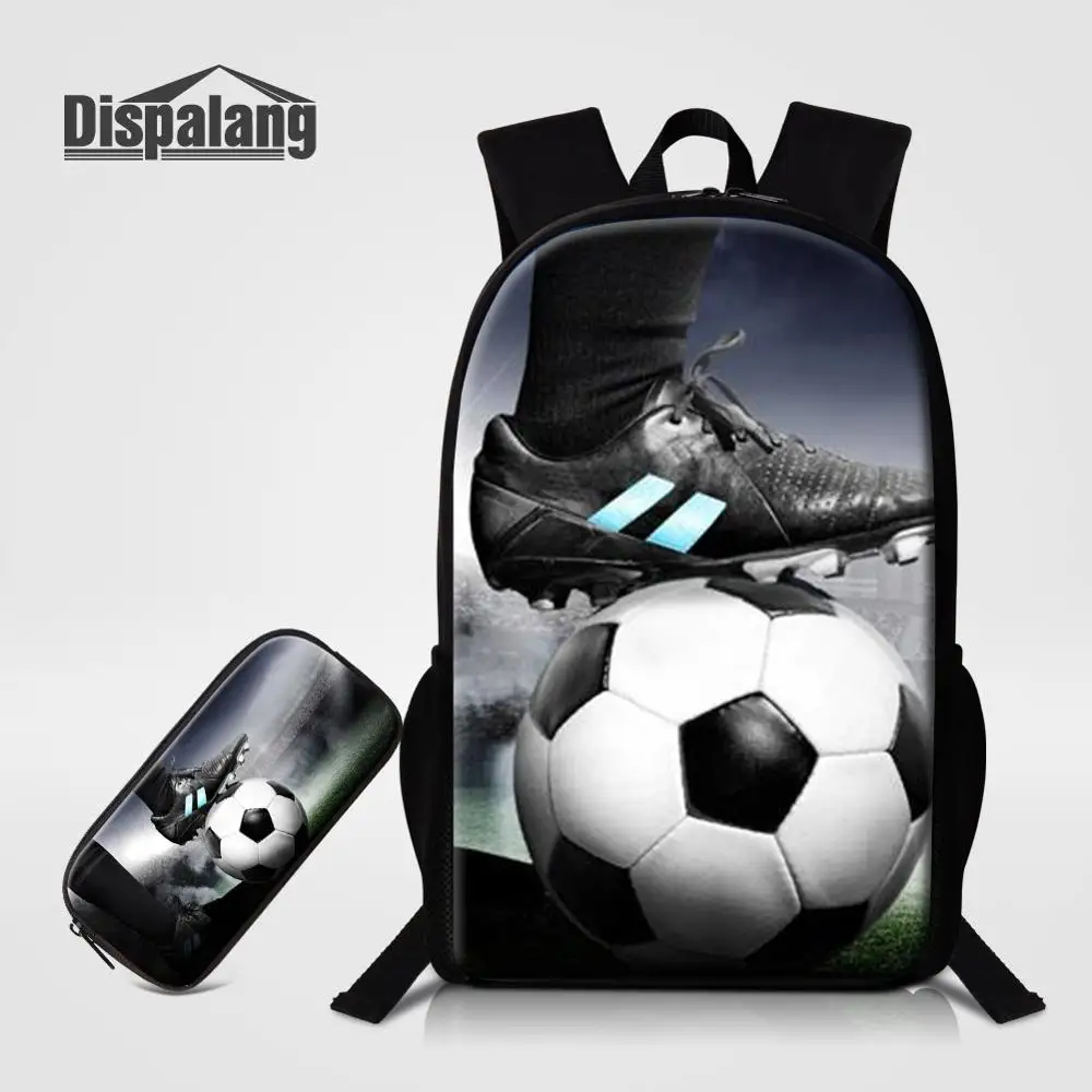 2 PCS Set32 Dispalang 2 шт./компл. рюкзак+ чехол для детей Новая акция школьные сумки для подростков индивидуальный дизайн мяч рюкзак ранец - Цвет: 2 PCS Set32