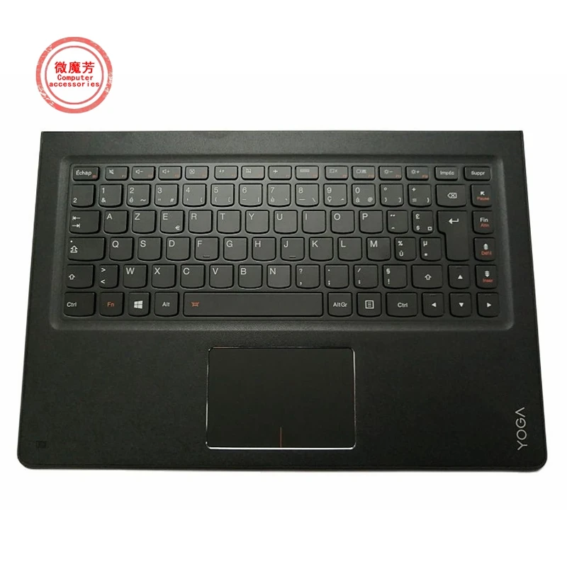 Capa Superior Case Palmrest com Teclado Retroiluminado e Touchpad para Lenovo Yoga 90013isk Isk2 Portátil