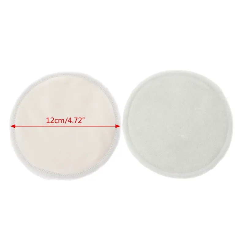 

2 Pcs New Bamboo Breast Pad Nursing Pads For Mum Washable Waterproof Feeding Pad Bamboo Reusable Breast Pads