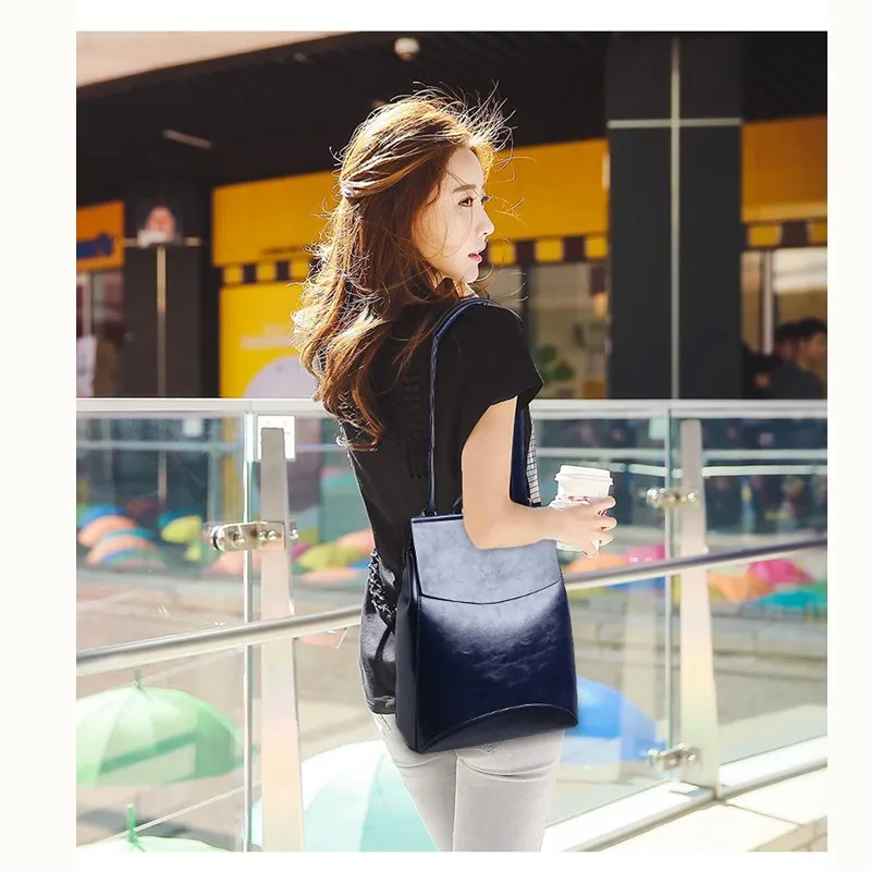 рюкзак женский кожанный 2020 новинка модная вместительная сумка для женщин ZDG