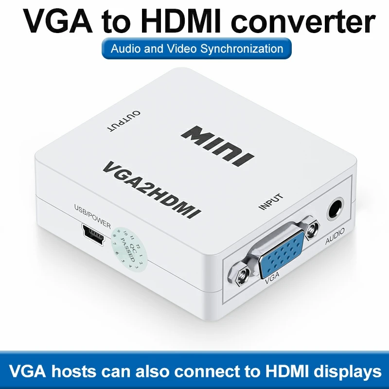 Высококачественный адаптер VGA HDMI 1080P|KVM-переключатели| |