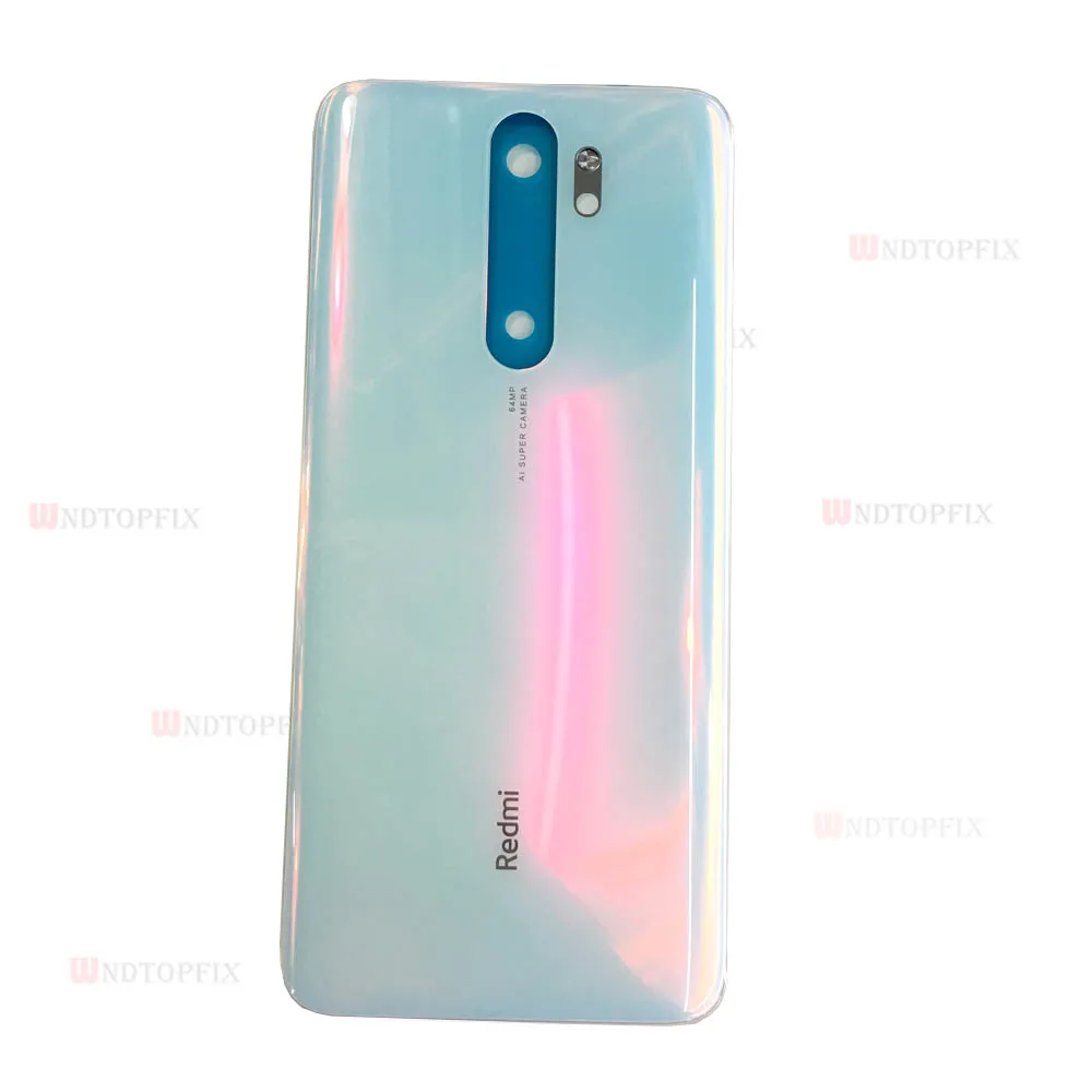 Оригинальное стекло для Xiaomi Redmi Note 8 Pro задняя крышка батарейного отсека задняя стеклянная крышка для Redmi Note 8 Крышка батарейного отсека чехол+ чехол