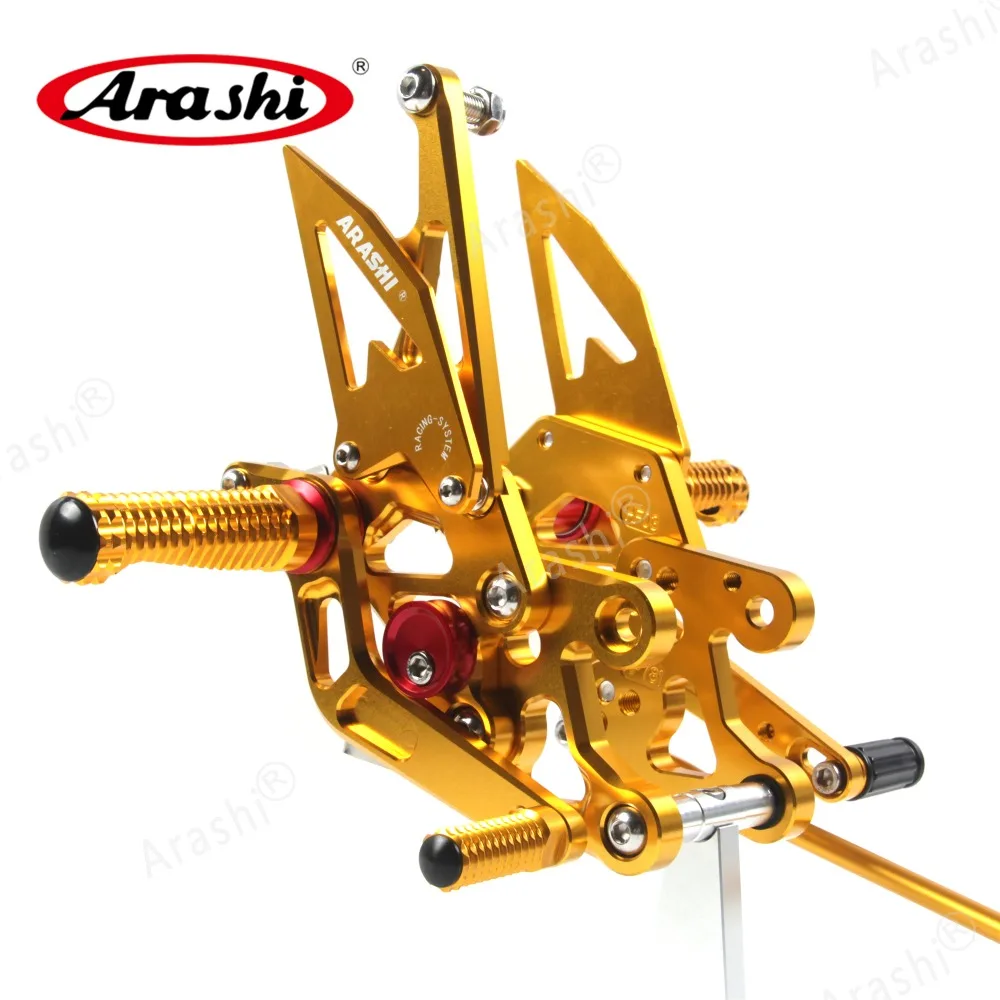 Регулируемые подножки для ног Arashi для YAMAHA FZ8 NON ABS 2010-2013 Rider Rearset FZ 8 2011 2012 FZ1 2006- 2007 2008