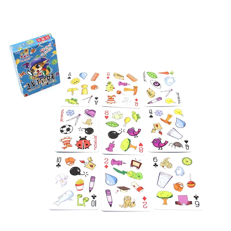 54 Cards Children Spot It Dobble Find It Classical Board Games Card Game Focus On Training Family Party Games Toys for Kids