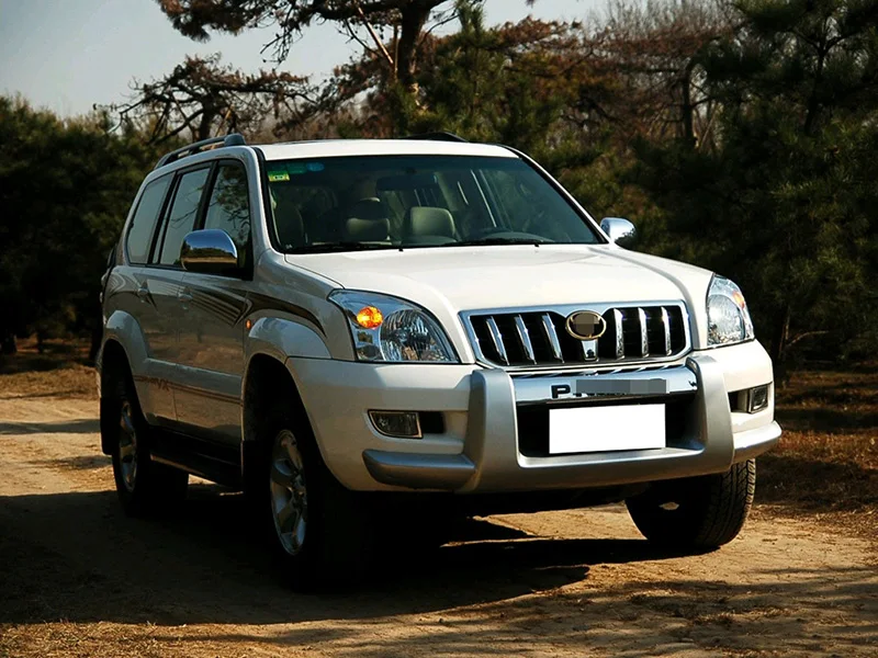 Для Toyota Land Cruiser Prado FJ120 2003-2009 HD Фара-внешняя крышка объектива автомобиля аксессуары для укладки