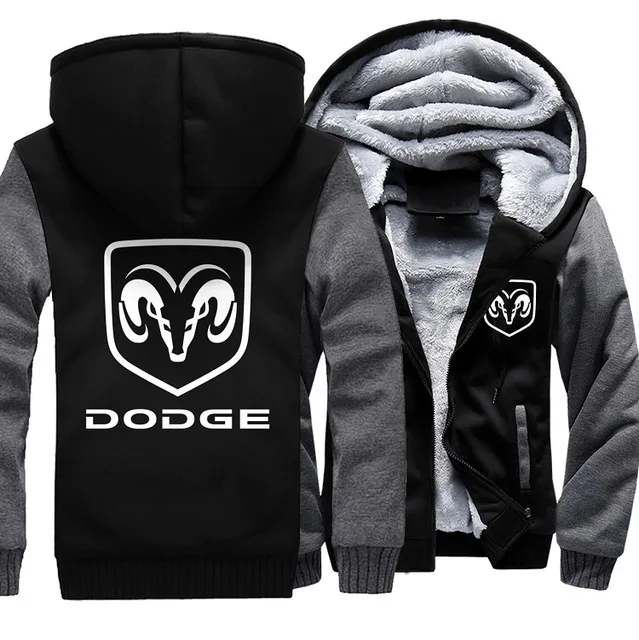 Зимние мужские толстовки флисовые с капюшоном утепленная толстовка Dodge верхняя одежда модная куртка для мужчин пальто на молнии v