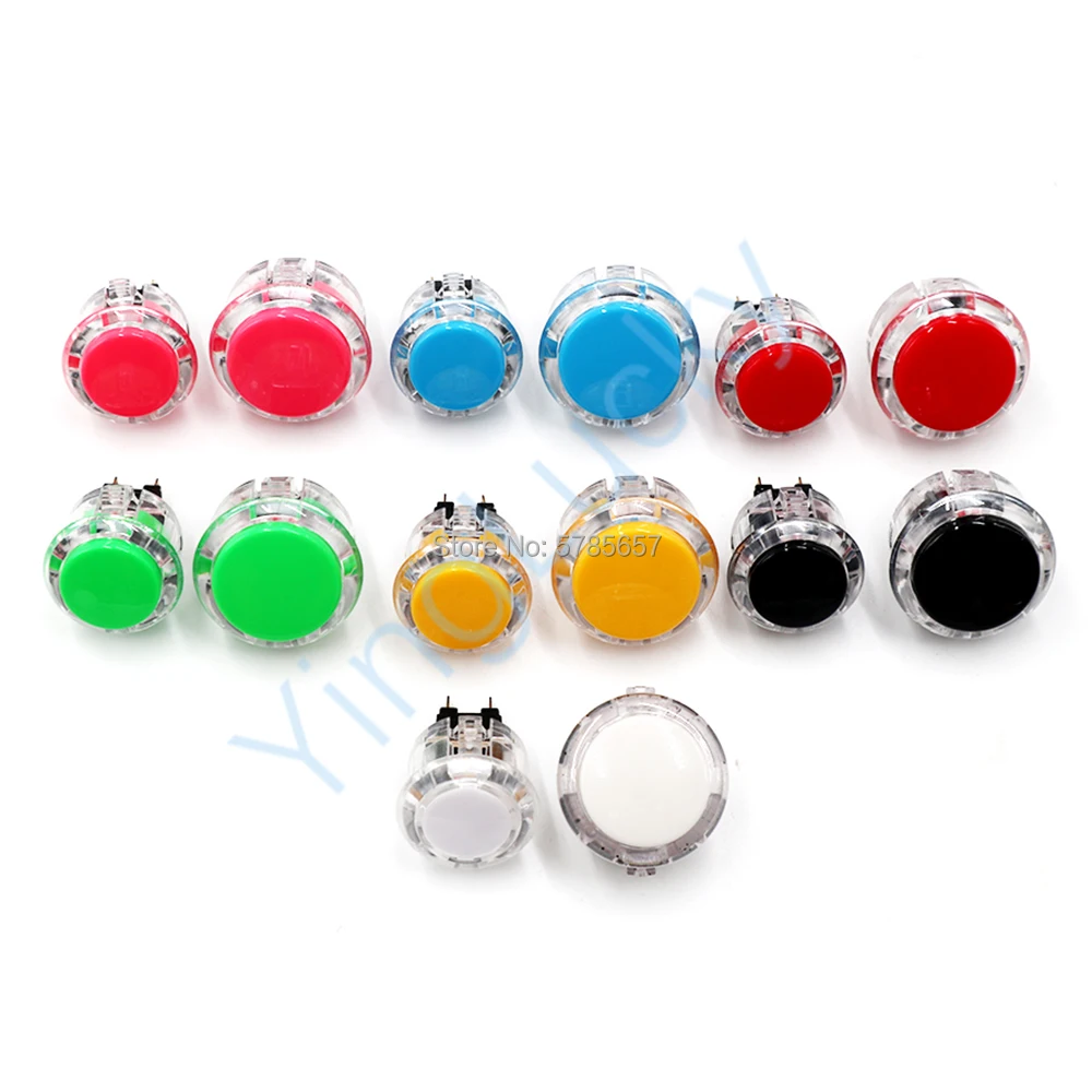 Arcade button for Pandora box, JAMMA arcade game Kit, 30mm, 24mm, 10PCs