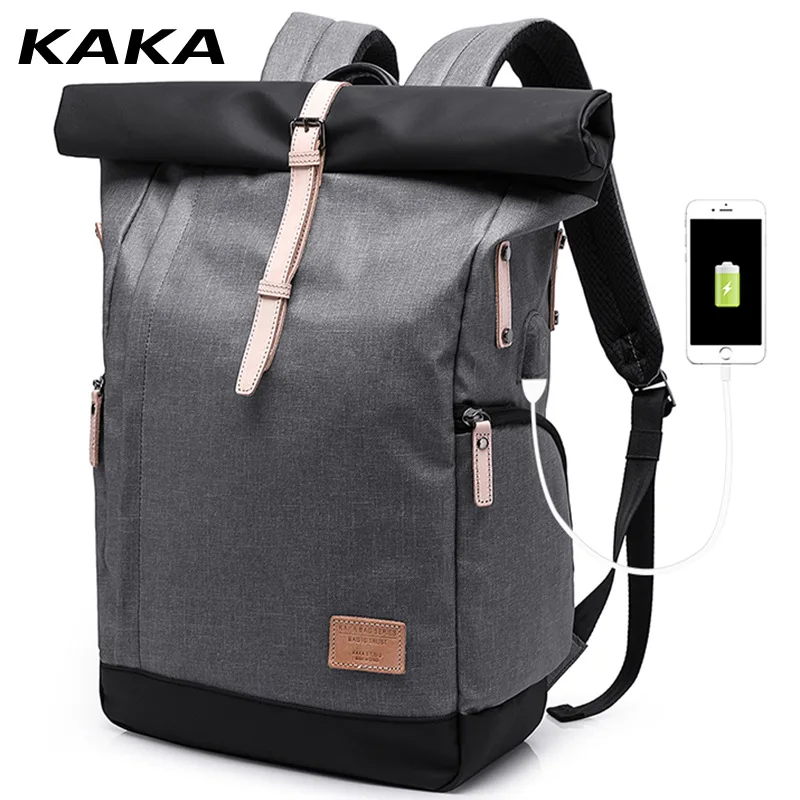 

New Style Men Korean-style Backpack Multi-functional Computer Bag College Student School Bag Oxford Packsack