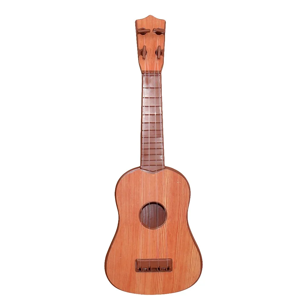 MRKE Ukelele Principiantes Guitarra Niño 23 Pulgada 6 Cuerdas Juguete de Instrumentos Musicales para Infantil Niño y Niña 3-8 Años Burlywood 