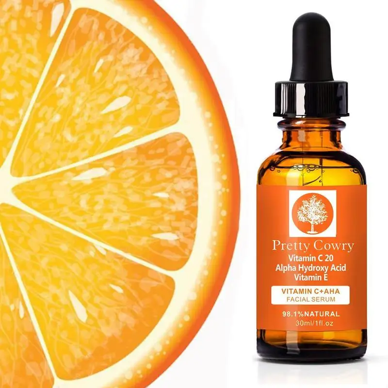 30ml Vitamin C -AHA Face Serum Citamin C 20 Alpha Hydroxy Acid Shrink Pores Anti-anging Remove Wrinkle Face Care 30ml Vitamin C -AHA Face Serum Citamin C 20 Alpha Hydroxy Acid Shrink Pores Anti-anging Remove Wrinkle Face Care