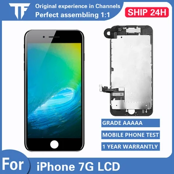 

Suitable for iPhone 7G LCD touch screen and replaceable LCD full screen, equipped with front camera speaker + gift