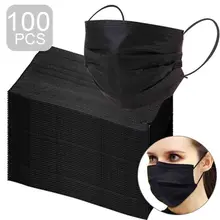 50/100Pcs Disposable Face Mask Anti-dust Windproof Eyelash Extensions 3 Layers With Elastic Ear Loop Nail Tool Dental Mouth Mask