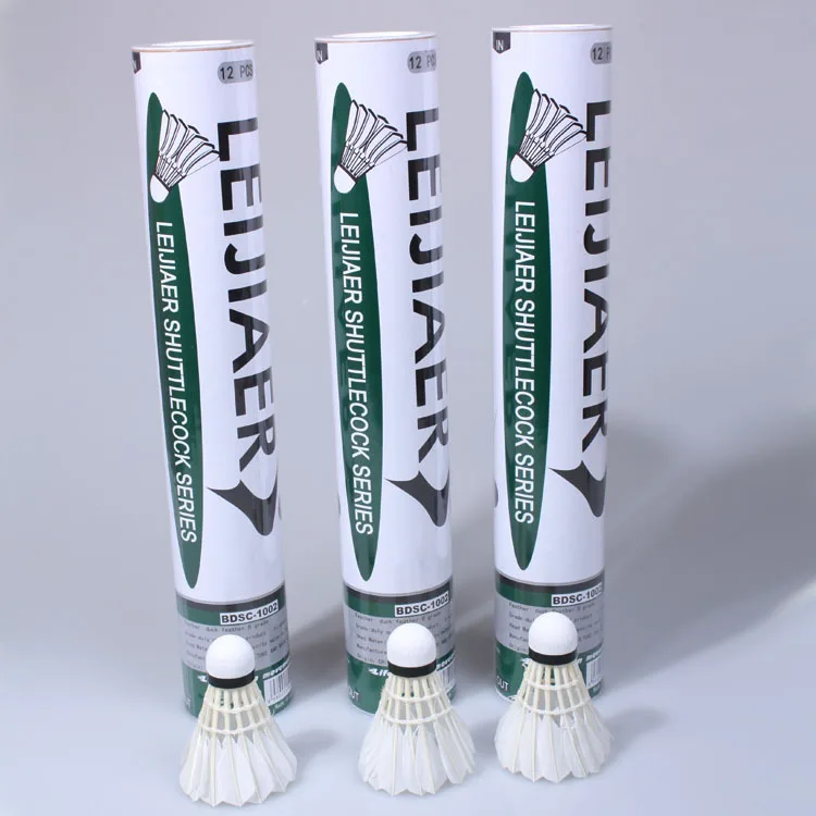 Primary Training Badminton Table Flexibility Practice Badminton 12 Sets badminton shuttlecock feather Class B Duck Feather