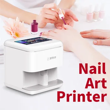 

Anjou Nail Printer Machine Digital Intelligent 3D Nail Art Printer Equipment DIY Nail Antomatic Printing Machine