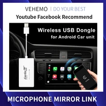 Carlinkit, Android Carplay, Usb ключ, беспроводной, для Apple, Авто, автомобиль, играть, Iphone, Автомобильное Зеркало, ссылка, плеер, wifi, Bluetooth, автомобильная навигация