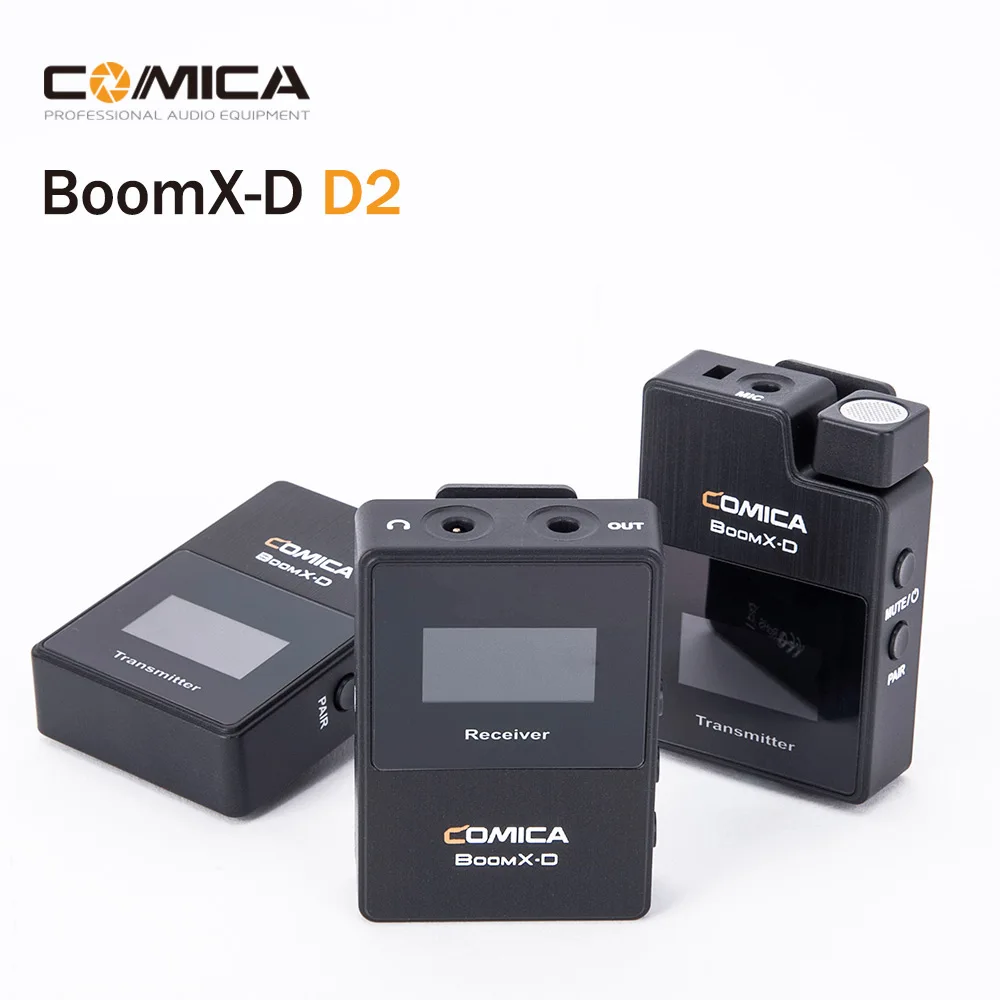 COMICA Boomx D2 2.4G Digital Wireless Microphone
