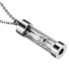 Unisex Religious Time Memory Hourglass Glass Cremation Jewelry Urn Necklace for Ashes Urn Cremation Jewelry Keepsake Memory 4