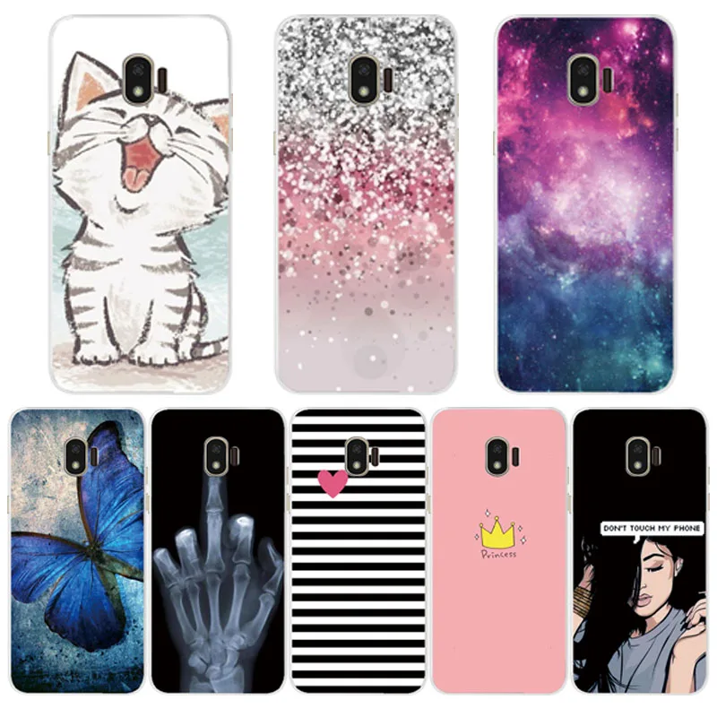 Силиконовый чехол для samsung J2 2018 Galaxy j 2 j2 sm-j250f j250 Fundas Мягкий ТПУ телефона Coque |