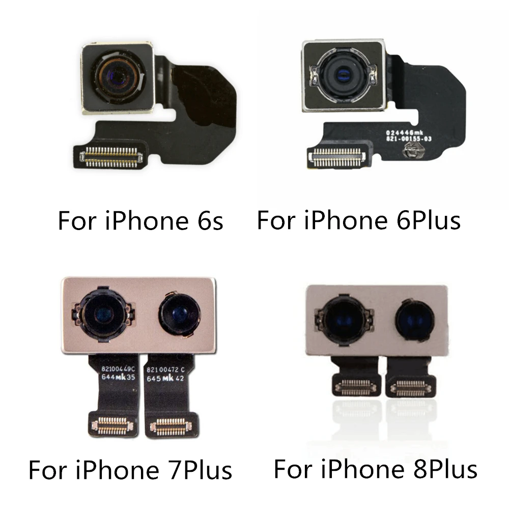 Большая камера задняя камера для iphone 5S 6 6s 7 8 plus x XR XS max i11 модуль основной объектив гибкий кабель Запчасти в сборе